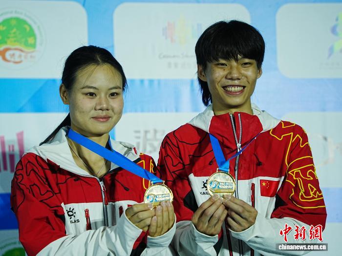 贵阳国际攀联世界杯速度赛中国选手双冠：储守