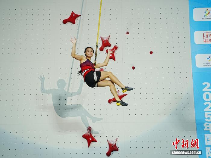 贵阳国际攀联世界杯速度赛中国选手双冠：储守